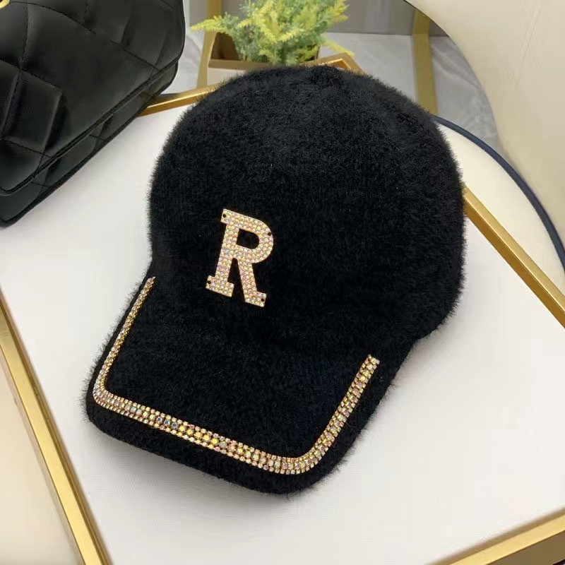 Νέο βελούδινο καπέλο με γλώσσα πάπιας για παιδιά, τάσεις φθινοπώρου και χειμώνα, φαρδύ γείσο, παχύρρευστο, μοντέρνο, R Mark, ευέλικτο_voghion.com