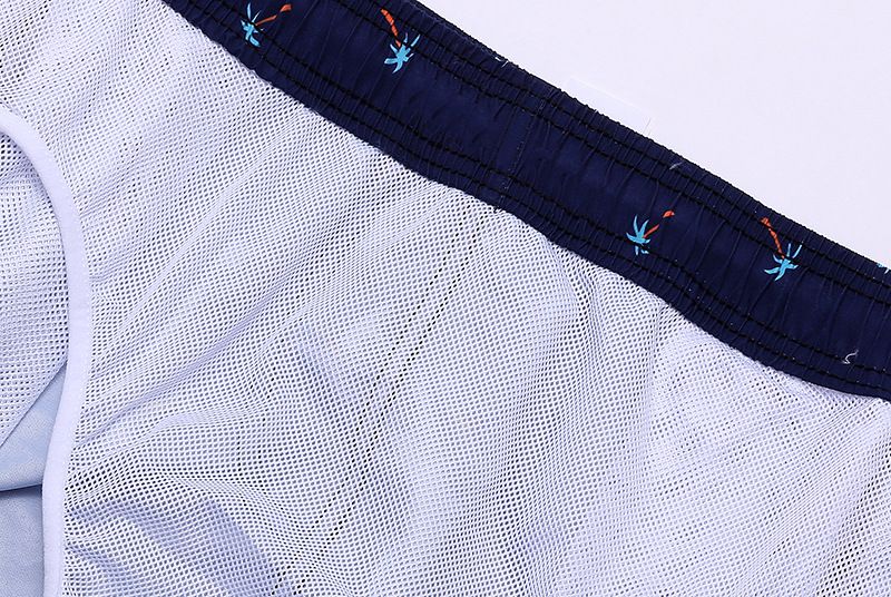 Herrenbekleidung Lockere, lässige Vierpunkt-Strandhose_voghion.com