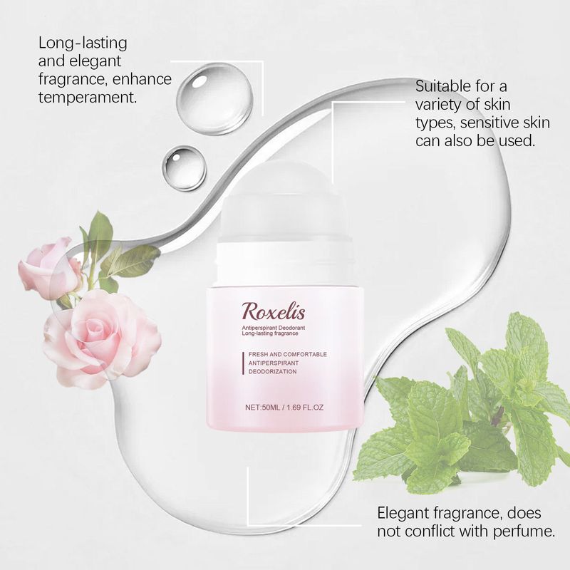Parfum en forme de boule Parfum de rose Parfum frais Parfum à emporter avec vous Parfum corporel rafraîchissant et confortable Parfum portable en forme de boule_voghion.com