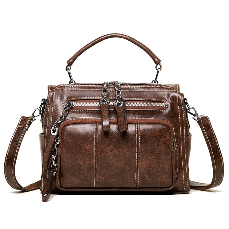 Nuovo stile borsa a tracolla da donna, grande capacità, zaino multiuso, doppia spalla, borsa alla moda_voghion.com