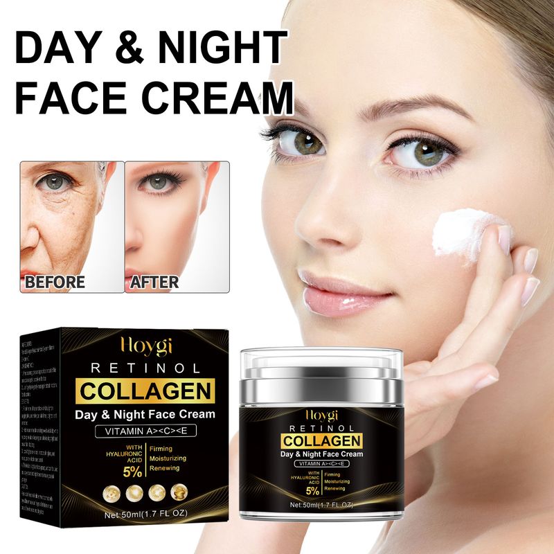 Hoygi Retinol Feuchtigkeitscreme hellt Gesichtsfalten auf, strafft und hellt die Haut auf, Anti-Falten-Gesichtscreme_voghion.com