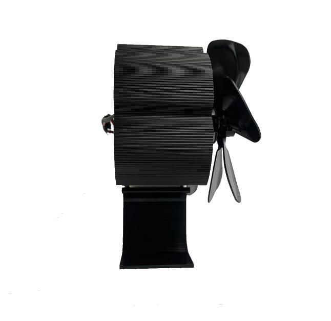 Double-headed flower small I-shaped fireplace fan, heat energy rotation, can be environmentally friendly and does not consume electricity_voghion.com