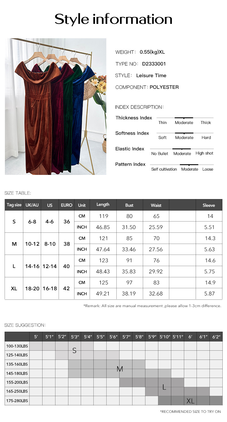 Women's style elegant one-shoulder long dress_voghion.com