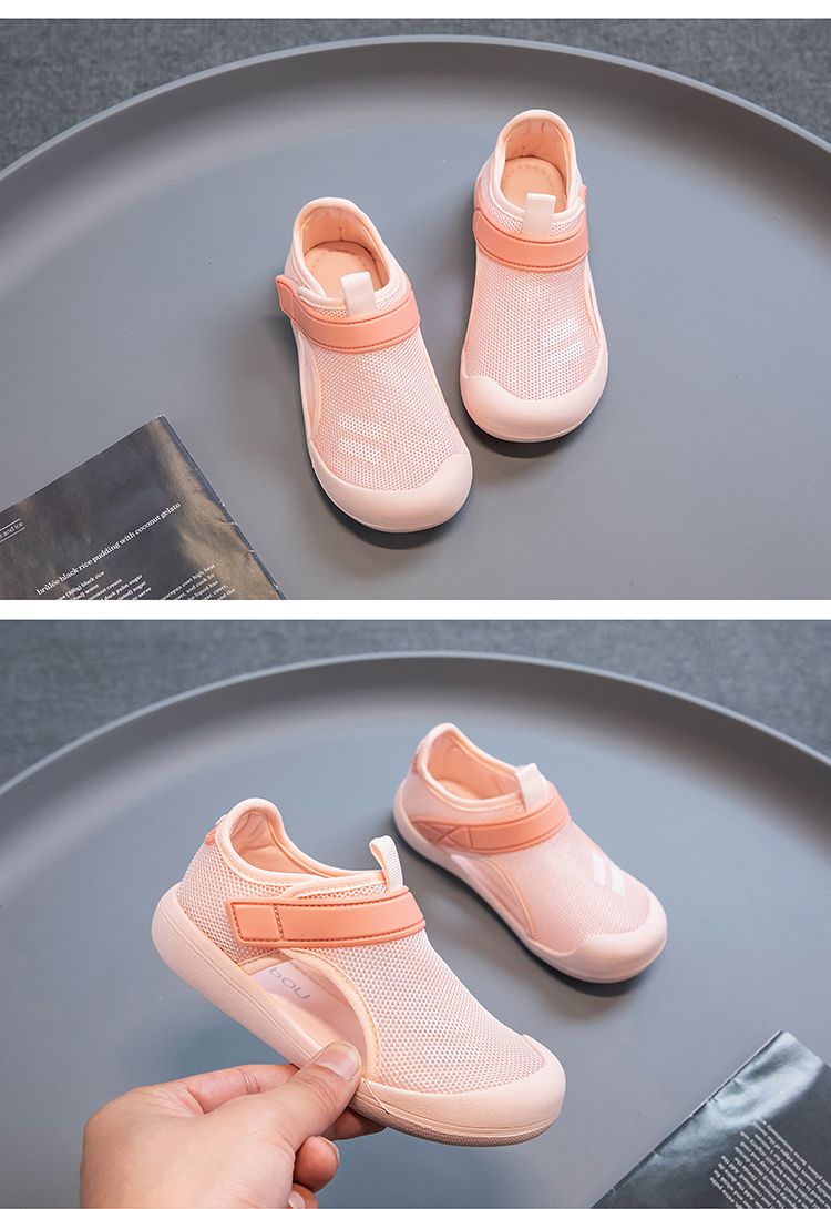 Sandali estivi per bambini traspiranti, casual, da spiaggia, leggeri, con punta chiusa, per bambine_voghion.com