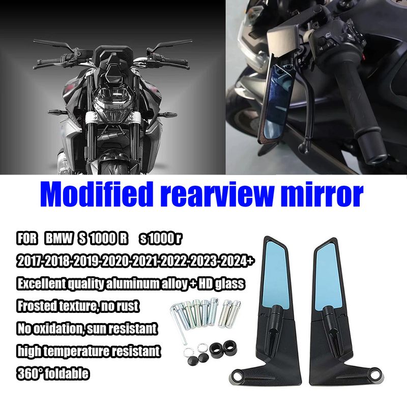 Miroir de moto pour S 1000 R s1000r, aile de vent, rétroviseur latéral, accessoires de moto_voghion.com