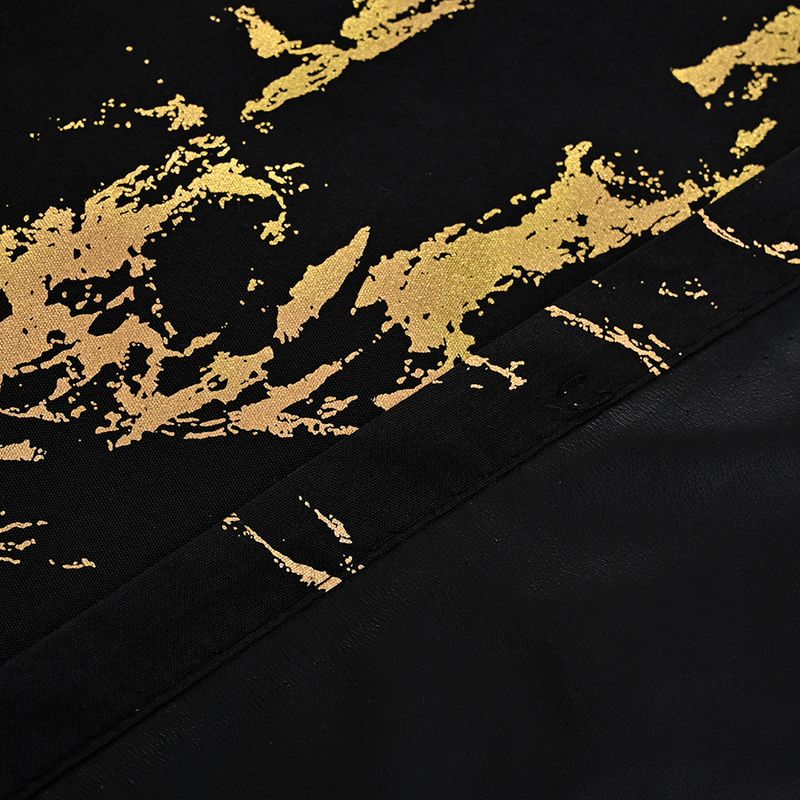 Vollverdunkelungsvorhänge aus Polyester-Rosinenseide mit fertigen Vorhängen in Gold- und Silberprägung_voghion.com