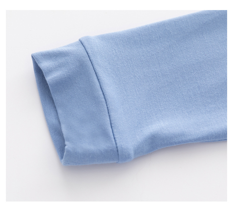 Çocuk Bambu Elyaf Bebek Paçalı Don Seti Kız Ve Erkek İç Giyim Taban Pijama Çocuk Ev Giyim_voghion.com