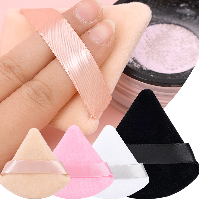 Ferramentas 1 PC Maquiagem Uso Seco Esponja Puff Powderdry Powder Veet Mini Portátil Reutilizável Seco Molhado Dual-Use Soft Co_voghion.com