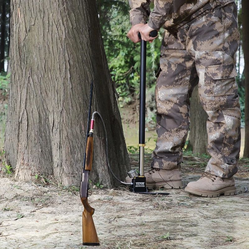 Pump Stage Pressure Filling 4500PSI 30MPA Pump Hand Air Airgun Stirrup Rifle Pump Pump High PCP 3 Stirrup_voghion.com