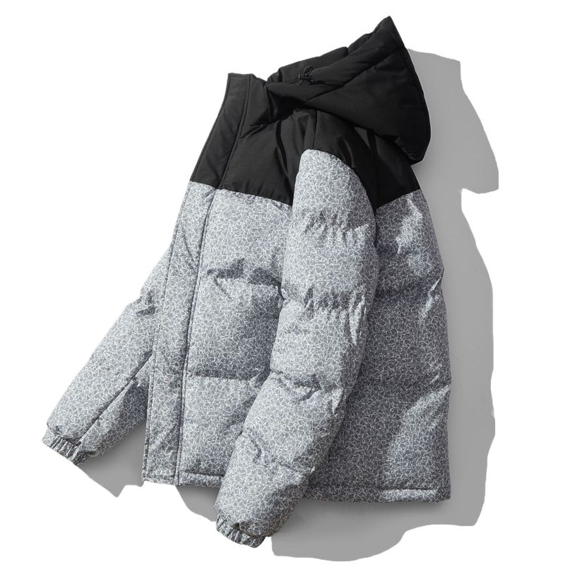Men's Autumn Winter Trendy Short Thickened Warm Puffer Jacket Feather Cotton Coat Customizable_voghion.com