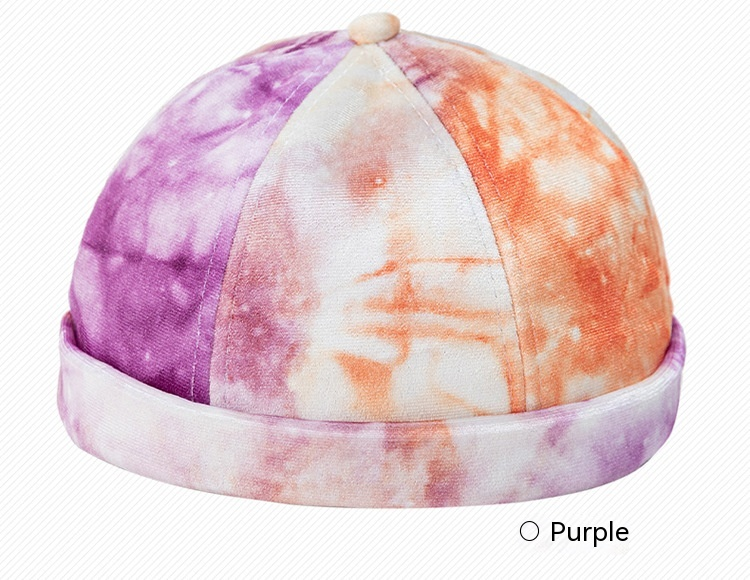 Fréijoer, Hierscht, Wanter, Männer- a Fraen Tie-Dye Vermieter Hutt, Ronn Top, Waarm Hip Hop Street Guapi Hutt_voghion.com
