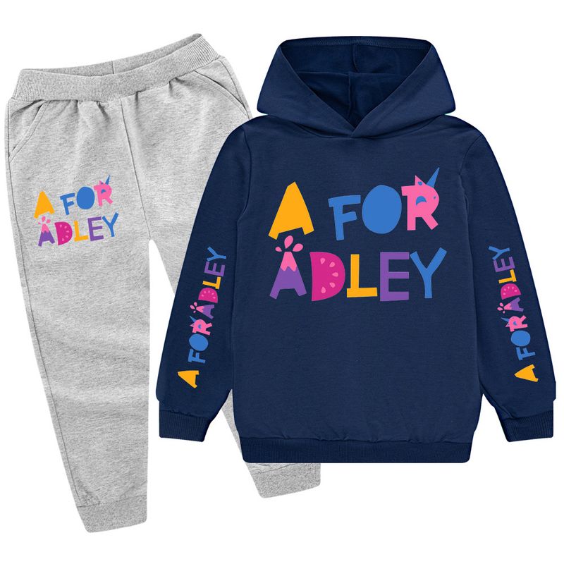 100 CM-170 CM ropa mediana a grande conjunto para niños Sudadera con capucha + Pantalones PB814XX_voghion.com