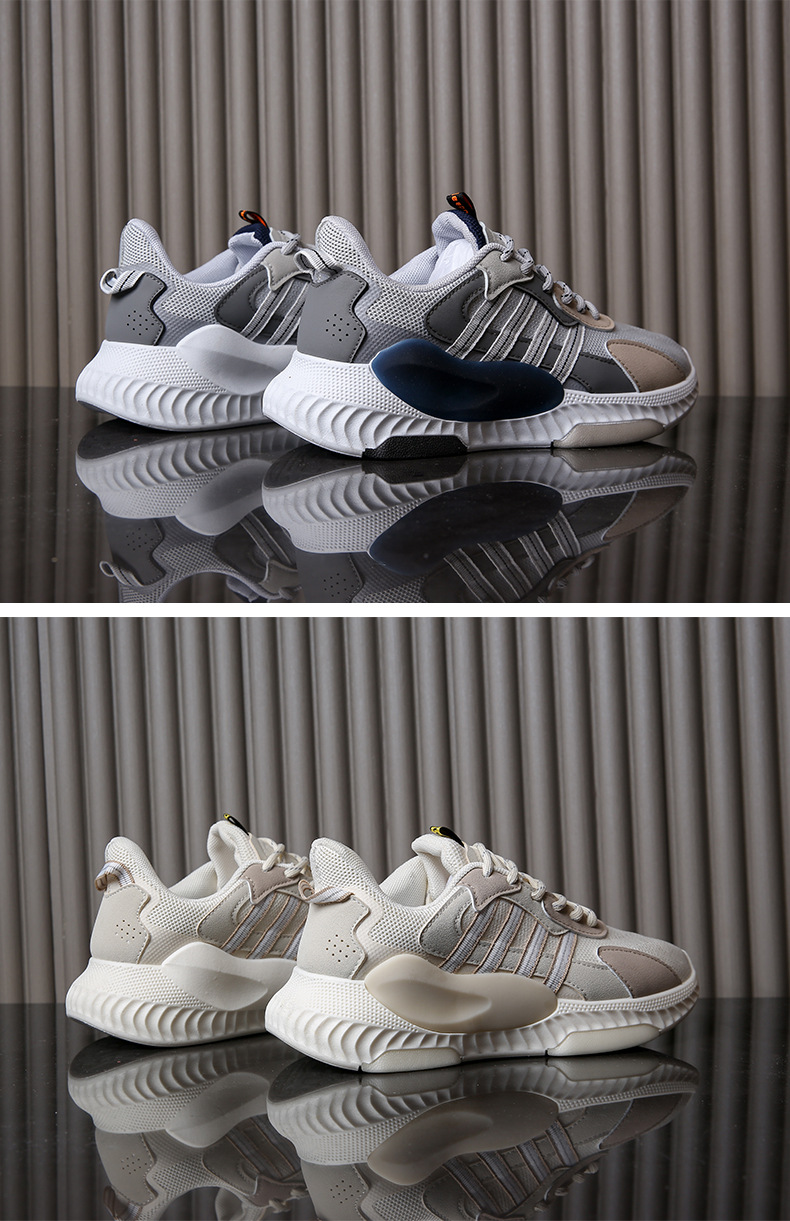 Scarpe casual traspiranti per coppie primaverili 2023, scarpe sportive rialzate per uomini e donne F_voghion.com