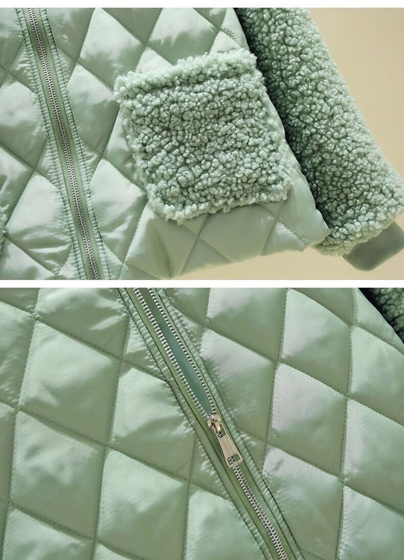 Plus Size Winter Puffer Vest – Thickened Polyester Fill, Cropped Sleeveless Design, Fashionable Outerwear With Collar (White/ M-6XL)_voghion.com