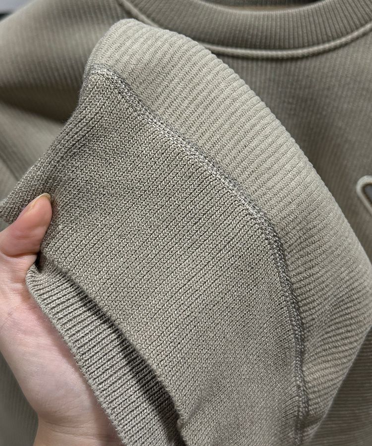 Herren-Winter-Sweatshirt mit Rundhalsausschnitt und Fleecefutter – Weicher und dicker Orion-Strickpullover für lässiges Lagen-Outfit, atmungsaktiv und wärmend_voghion.com