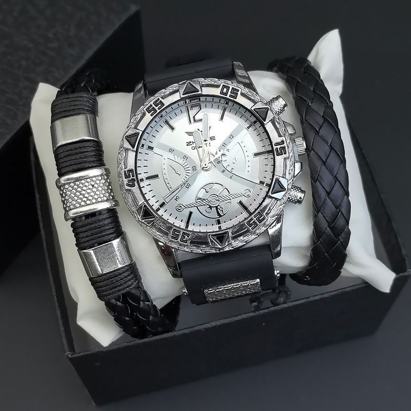 Men's Watch Set Men's Business Watch Non Mechanical Watch High End Design Quartz Movement Men's Watch Set Wristwatch_voghion.com