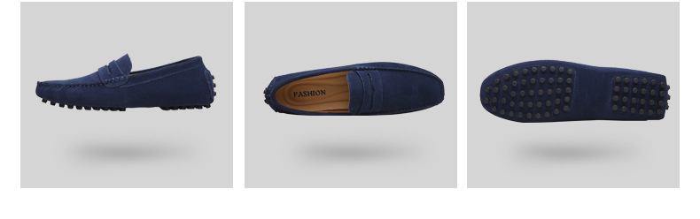 Herren Wildleder Pea Schuhe Herren Schuhüberzieher Schuhe Freizeitschuhe_voghion.com