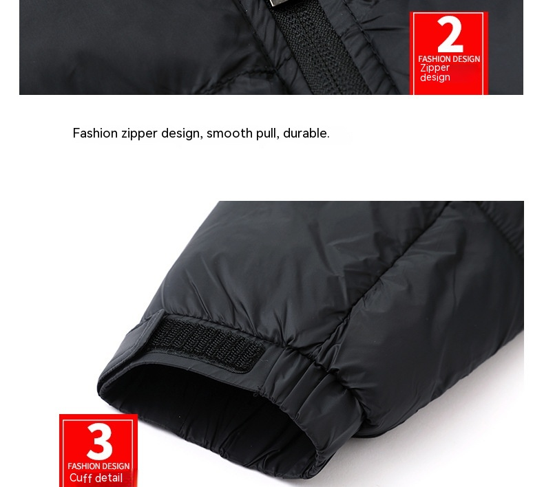 Chaqueta de algodón Ropa de invierno para hombre, nueva tendencia, fresca, resistente al viento, resistente al frío, cálida y holgada, Chaqueta de algodón con solapa de gran tamaño Ropa para hombre_voghion.com