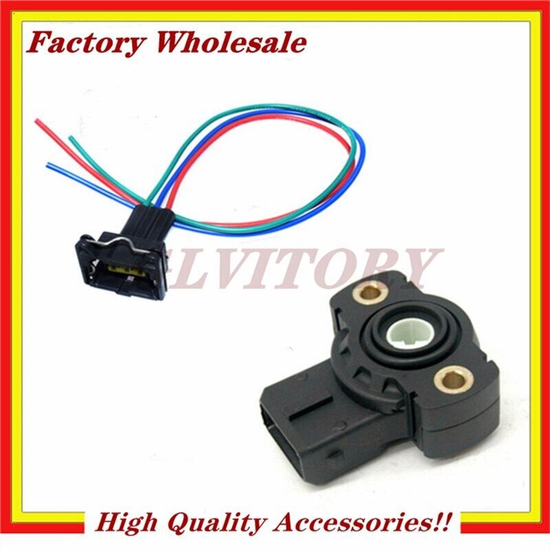 2PC Throttle Position Sensor TPS + Connector Plug For 316I 318I 320I 325I 328I 520I 523I 528I 535I 5 728I 730I 735I_voghion.com