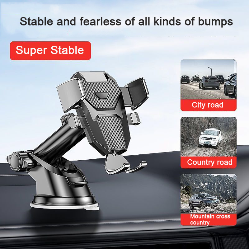 Sucker Araba Telefon Tutucu Montaj Standı GPS Telefon Mobil Hücre Desteği IPhone 13 12 11 Pro Xiaomi Huawei Samsung_voghion.com