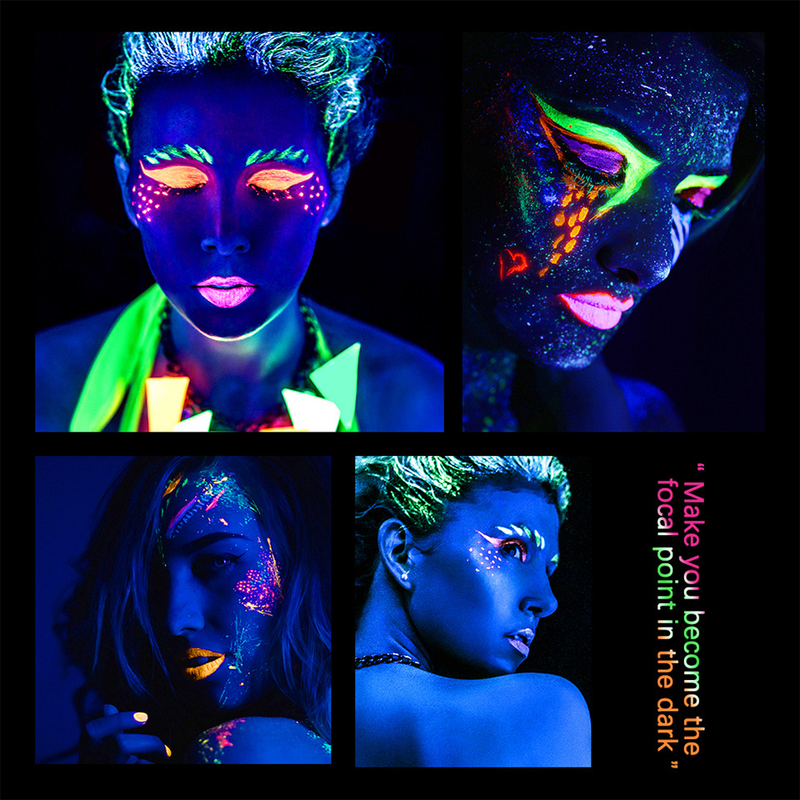 carina Ibcccndc10 human body painting pigment water-soluble Halloween children's DIY fluorescent face color_voghion.com