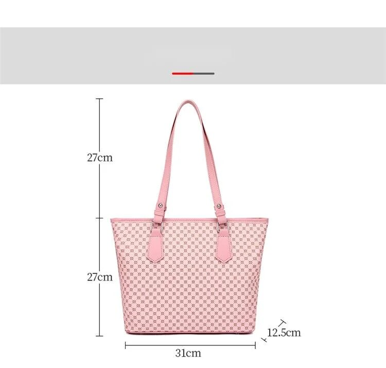 2023 neue Koreanische Mode Große Kapazität Drei Stück Abdeckung Mutter Tasche Einfache und Vielseitige frauen Schulter Handheld_voghion.com