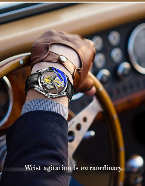 2023 nowych mężczyzn zegarek szkieletowy automatyczny zegarek kwarcowy złoty szkielet Vintage zegarek męski męskie zegarki Top marka luksusowe часы мужские_voghion.com