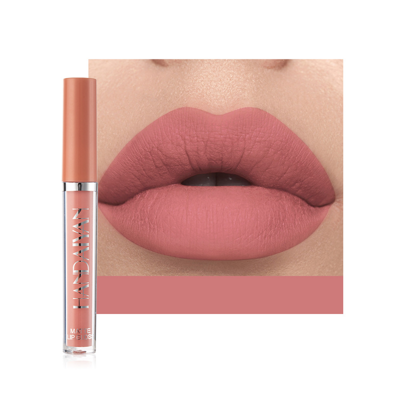 HANDAIYAN Han Daiyan Beauty Set di rossetti con tazza antiaderente impermeabile Confezione regalo con smalto per labbra opaco a 6 colori_voghion.com