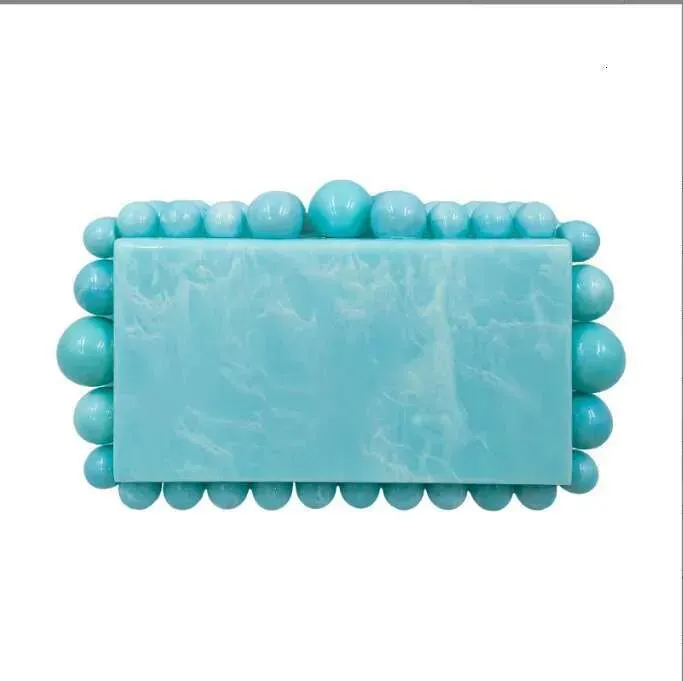 Frauen Klar Acryl Box Abend Kupplung Geldbörsen Für Hochzeit Party Grün/Lila Folie Perlen Geldbörsen Und Handtaschen Designer_voghion.com