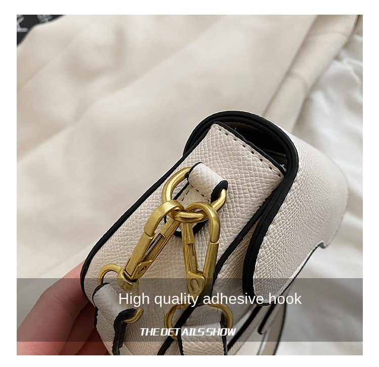 Neue Internet-Berühmtheit mit der gleichen Tasche, kreativer Satteltasche, breitem Damen-Schultergurt, tragbarer Unterarmtasche, diagonaler Umhängetasche mit einer Schulter_voghion.com
