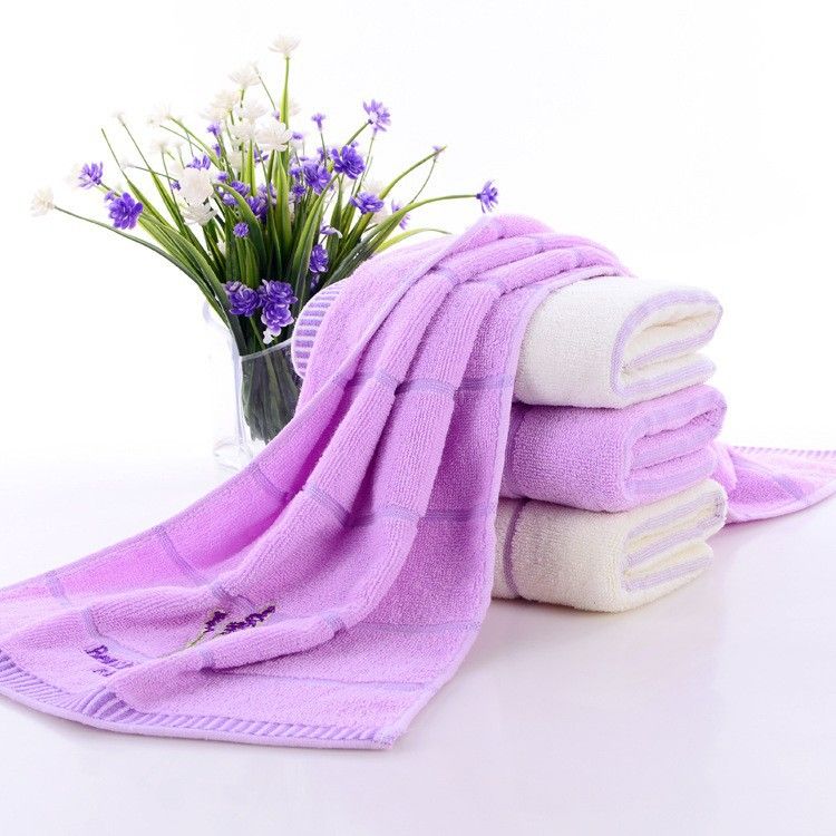 Pure cotton towel, simple and thickened, absorbent, all cotton fragrance towel, gift towel, embroidery_voghion.com