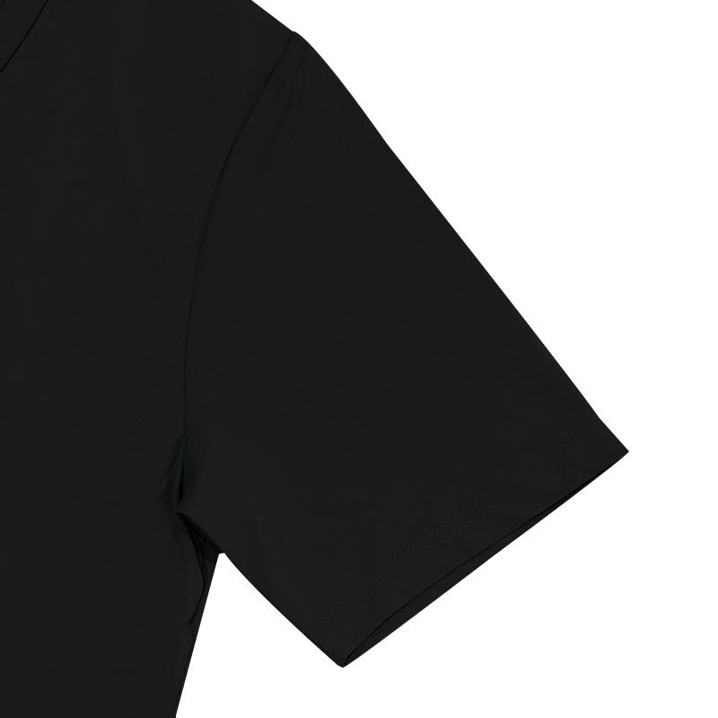 Herrenbekleidung T-Shirt Einfarbig V-Ausschnitt Kurzarm Sommer Neue Große Größe Trend Tops_voghion.com