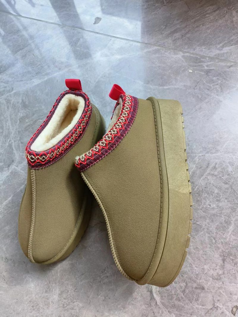 Women's cotton boots with velvet and fur one warm thick bottom sponge bottom without heel cotton shoes_voghion.com
