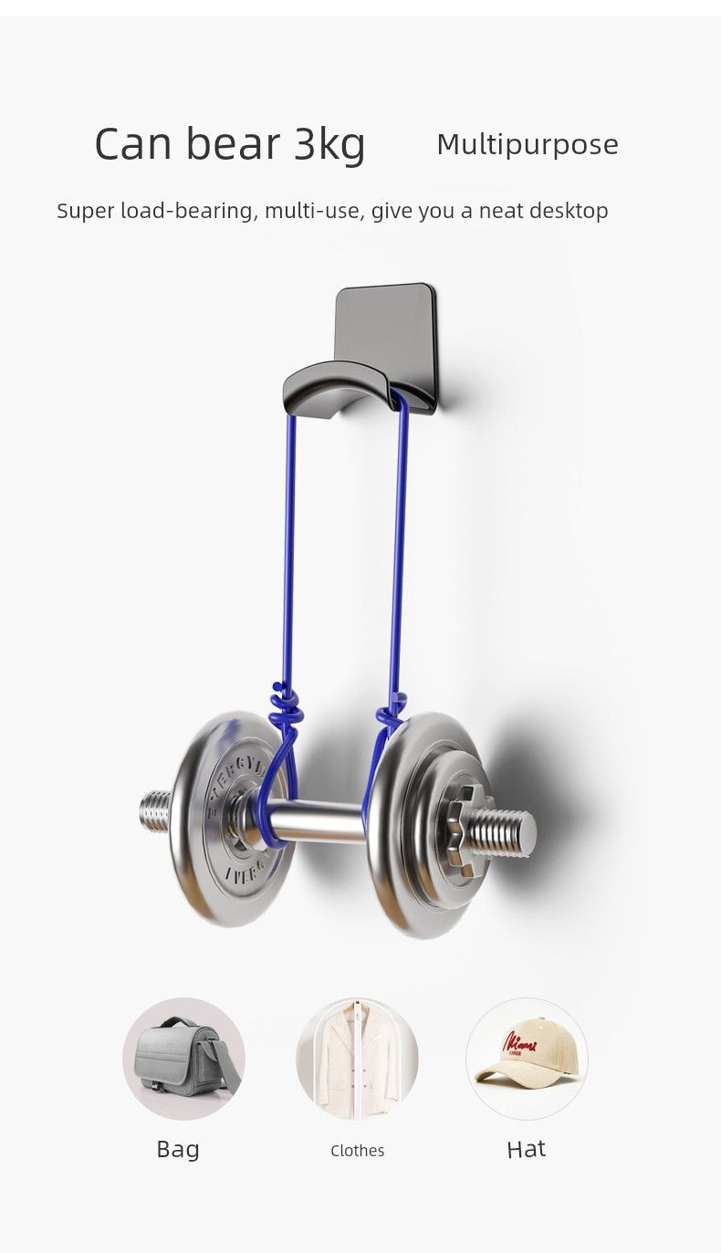 Bluetooth Computer Hook Dormitory Wire-Wrap Board Headphone Bracket_voghion.com