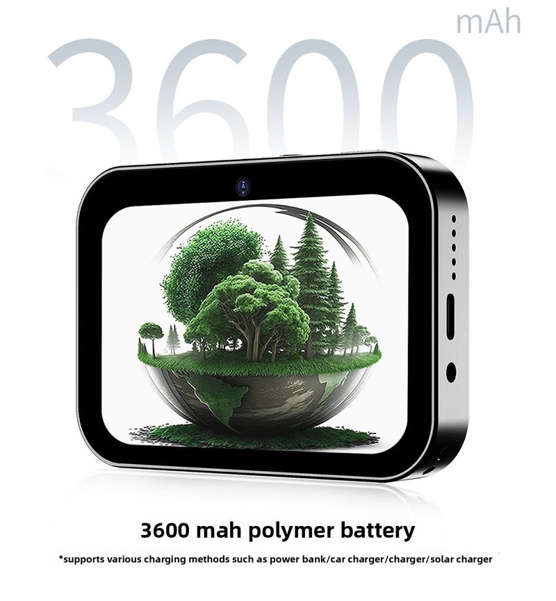 【Haute qualité】 D6 Caméra intelligente à trois caméras CCD HD pour films et musiques numériques, écran tactile, caméscope compact pour étudiants_voghion.com