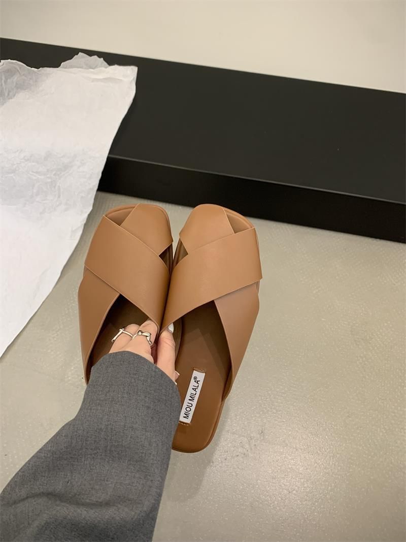 Pantofi de damă Half Dragged primăvara/vara 2024_voghion.com