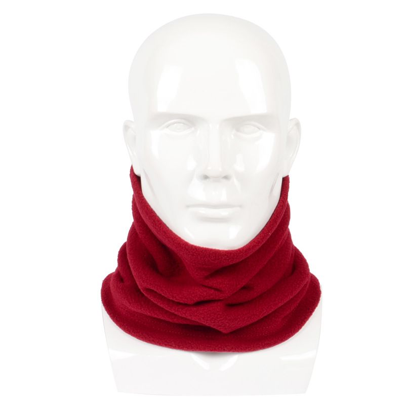 LazyZoom Warme Fahrradausrüstung Herren-Halsmanschette Herbst/Winter Winddichte Sportmaske Damen-Fleece-Zwei-in-Eins-Mütze_voghion.com