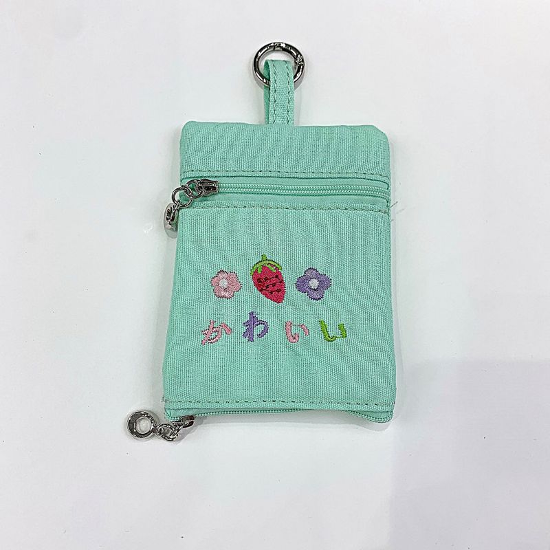 für Damen, ausziehbare Mini-Autotasche aus Stoff, Kartenhalter, multifunktionale 2-in-1-Tasche für Münzen und Schlüssel_voghion.com