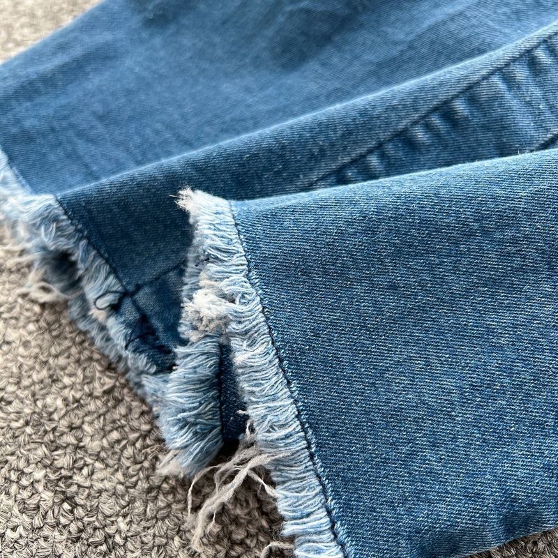 Abito da donna retrò, senza maniche, con cinturino, vita e orlo grezzo, in denim, monopetto, aderente, con gonna lunga_voghion.com