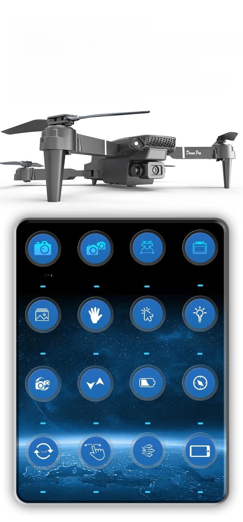 Drone professionale E88 Pro con telecamera HD 8K pieghevole e controllo FPV WiFi, elicottero RC per bambini con mantenimento dell'altitudine_voghion.com