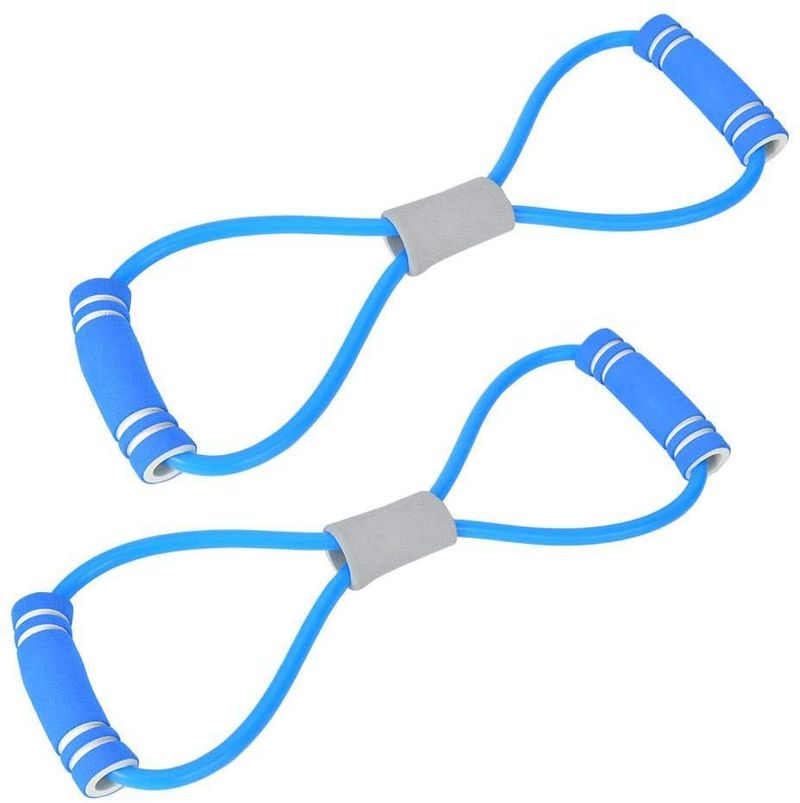 Auf Lager: Offener Brustexpander mit Widerstandsband für Yoga und Fitness, 8-förmiges Zugseil, Zuggerät in Form einer Acht_voghion.com