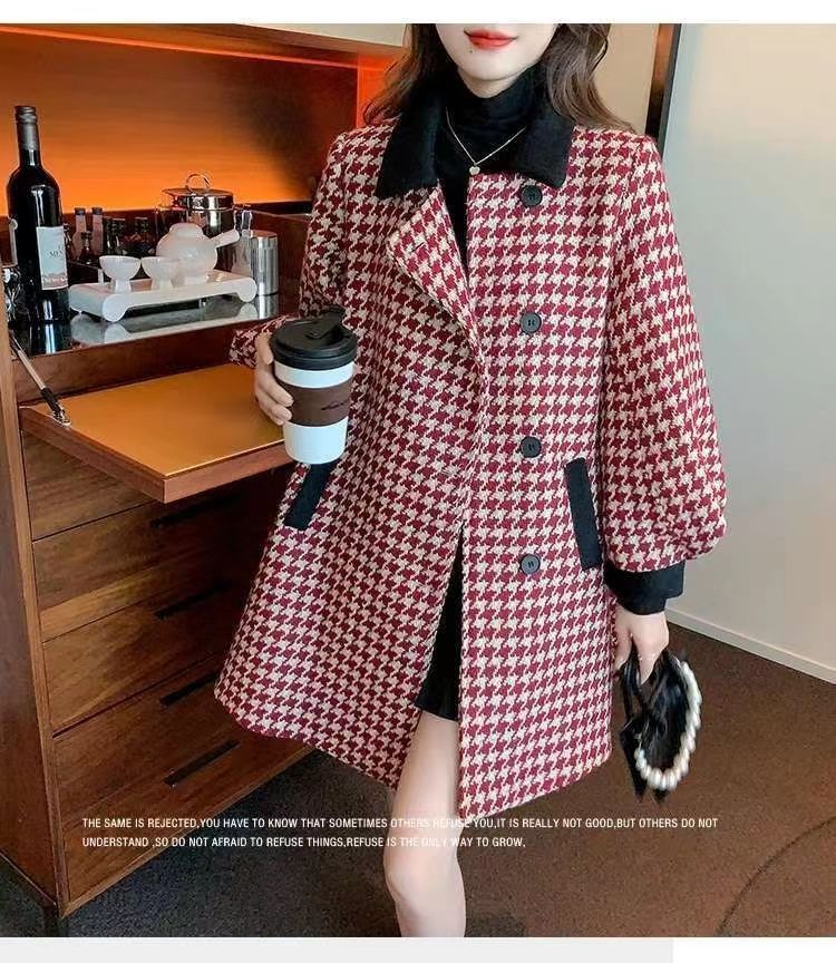 Women's Clothing Women's Clothing 2023 New Mid-Length Wool Coat Thickened Woolen Jacket Women's Winter Wear High-End Small Stature_voghion.com