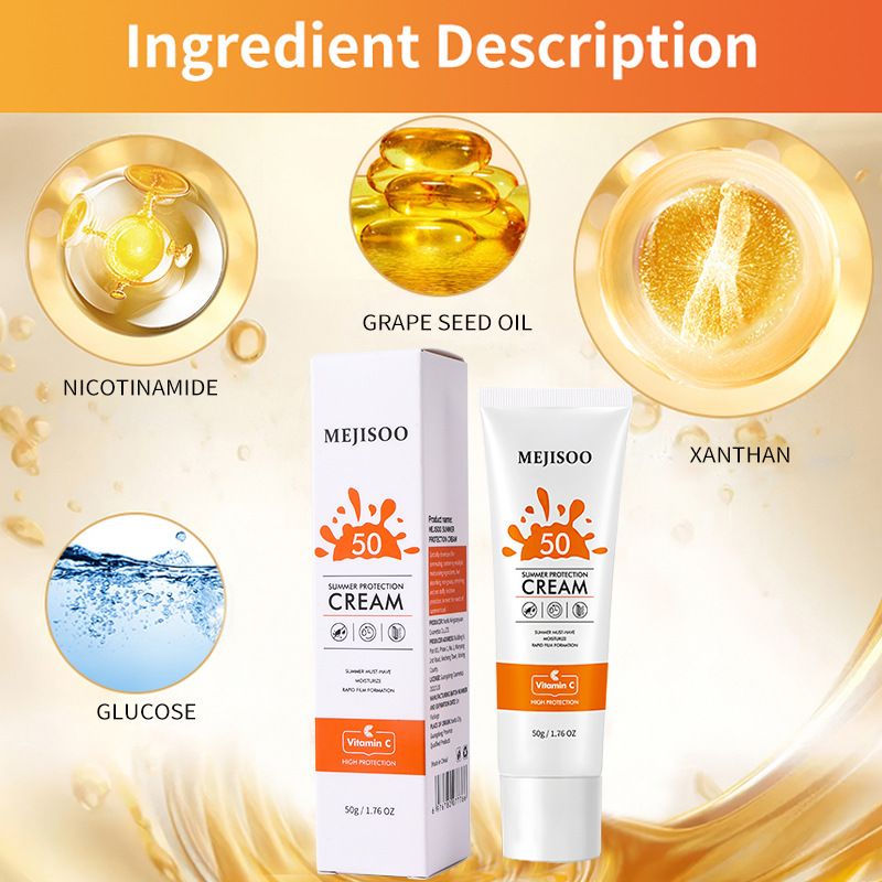 Loción de protección solar de verano con protección UV y crema bloqueadora solar hidratante._voghion.com