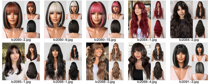 Gradual white blonde wig female long summer female group hair color curly natural fashion big wave wig set_voghion.com