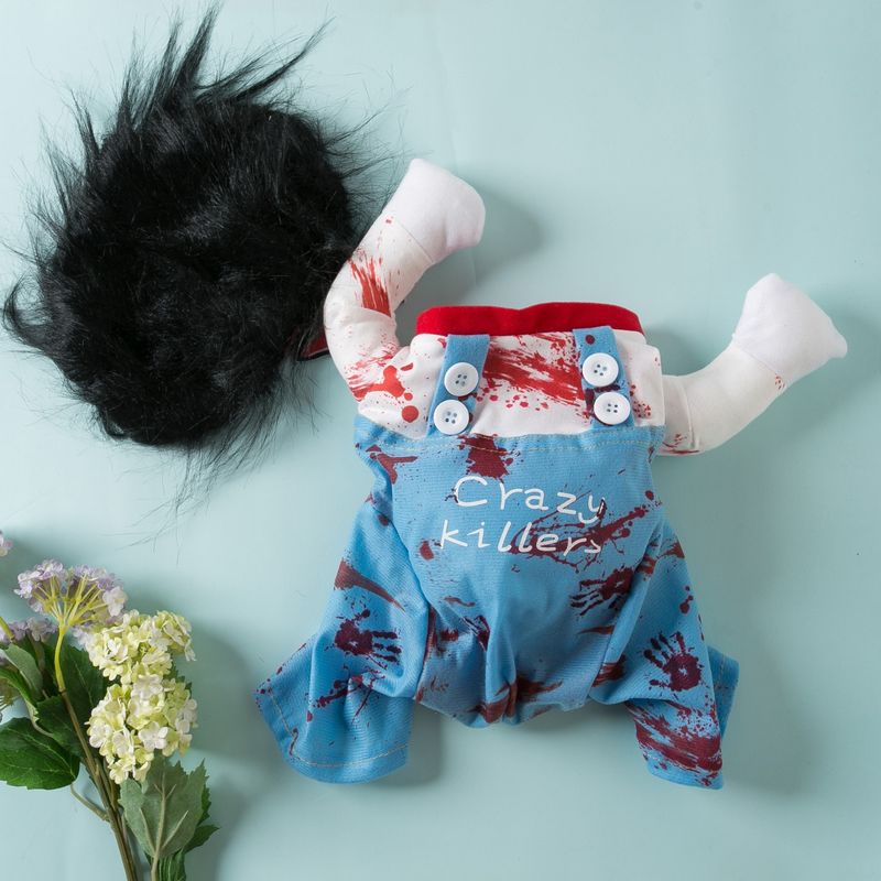 Halloween Outfit Hond Kat Kleding Huisdier Transformatie Kostuum Grappige Kleding_voghion.com