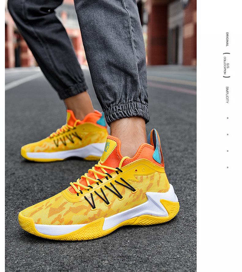 Men's shoes basketball shoes mesh surface breathable student running shoes soft soles sneakers low top non-slip sports shoes_voghion.com