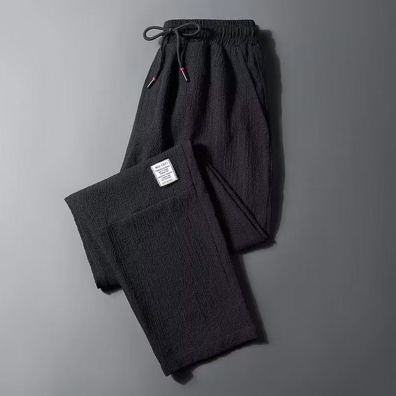 Men's Summer Casual Pants – Lightweight Stretch Joggers With Drawstring Waist, Breathable & Quick-Dry (M-5XL)_voghion.com