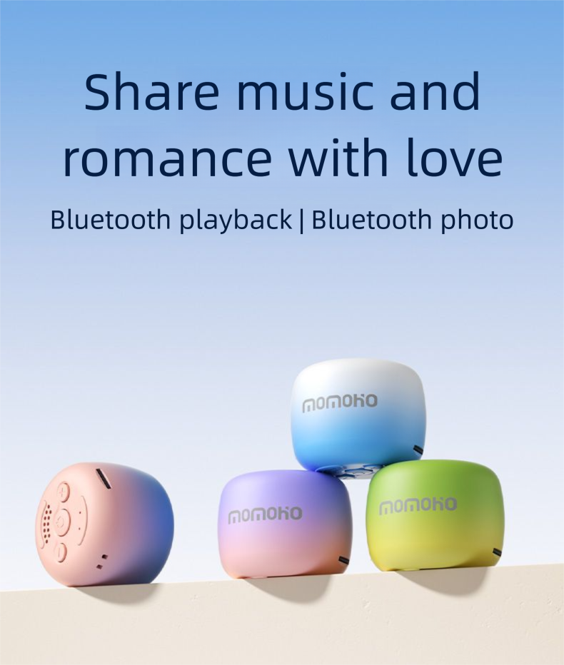 Momoho Bluetooth Taşınabilir Yüksek Sesli Dış Mekan Mini Hoparlör Cep Telefonu Ses Çalar_voghion.com