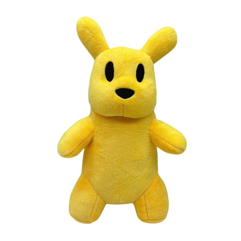 White World Slug Rain Cat Plush Toy Stuffed Animal Gift For Kids_voghion.com