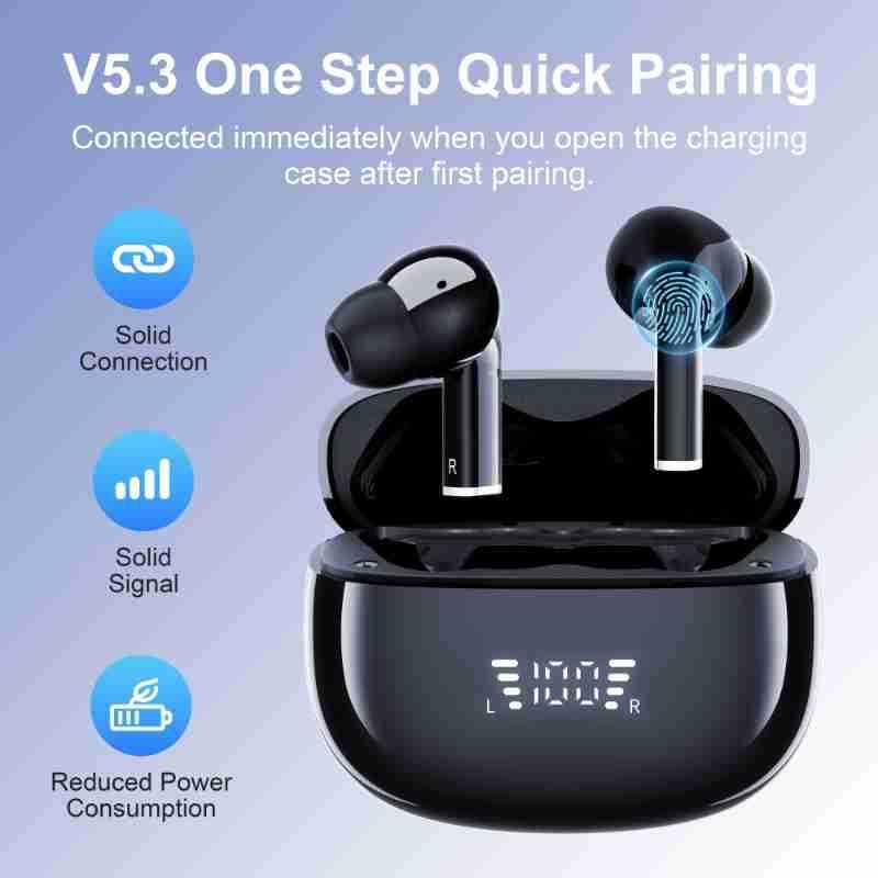 Over-Ear Active Noise Cancelling (ENC) Bluetooth 5.3 TWS Earbuds – Ultra Long Battery Life For Sports & Gaming_voghion.com